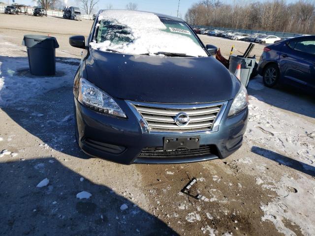 3N1AB7AP4EY221765 - 2014 NISSAN SENTRA S GRAY photo 5