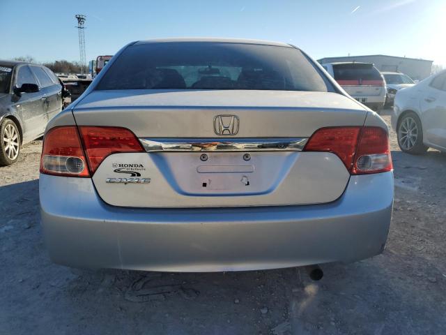 1HGFA16599L009356 - 2009 HONDA CIVIC LX SILVER photo 6