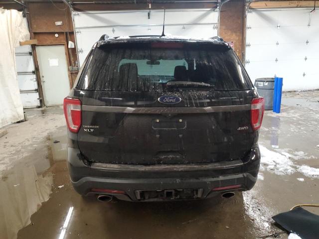 1FM5K8D86KGA70347 - 2019 FORD EXPLORER XLT BLACK photo 6