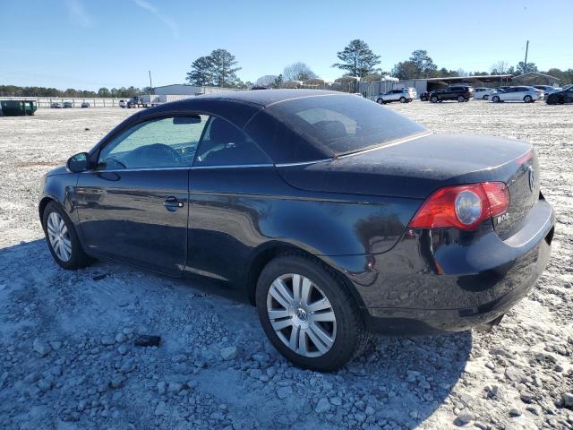 WVWAA71F47V047459 - 2007 VOLKSWAGEN EOS BASE BLACK photo 2