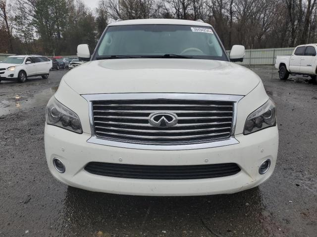 JN8AZ2NE7E9068815 - 2014 INFINITI QX80 WHITE photo 5