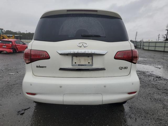 JN8AZ2NE7E9068815 - 2014 INFINITI QX80 WHITE photo 6