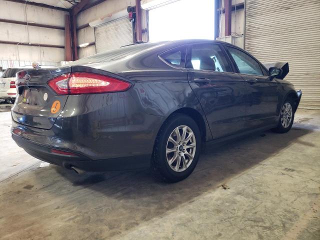 1FA6P0G76F5102235 - 2015 FORD FUSION S GRAY photo 3