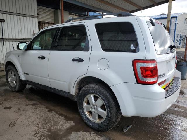 1FMCU93188KE29473 - 2008 FORD ESCAPE XLT WHITE photo 2