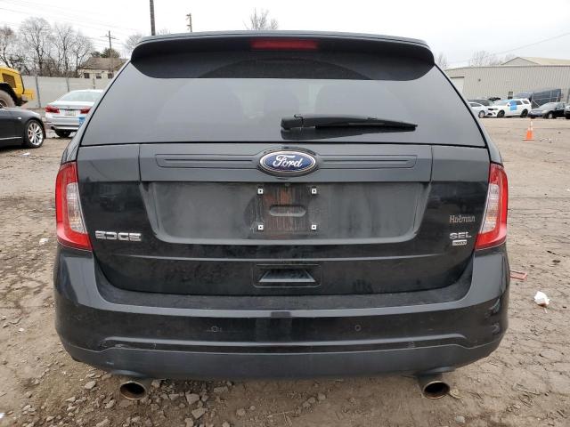 2FMDK4JC0DBB40982 - 2013 FORD EDGE SEL BLACK photo 6