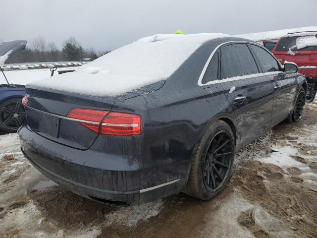 WAU3GAFD2FN001099 - 2015 AUDI A8 L QUATTRO BLUE photo 3