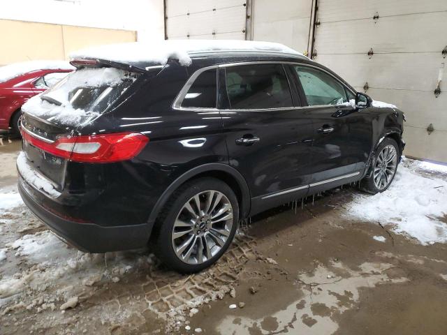 2LMTJ8LP2GBL81005 - 2016 LINCOLN MKX RESERVE Schwarz Foto 3