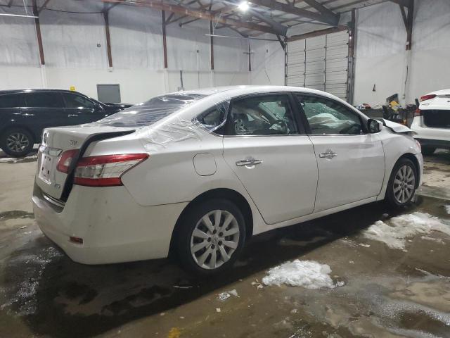 3N1AB7APXEL677654 - 2014 NISSAN SENTRA S WHITE photo 3