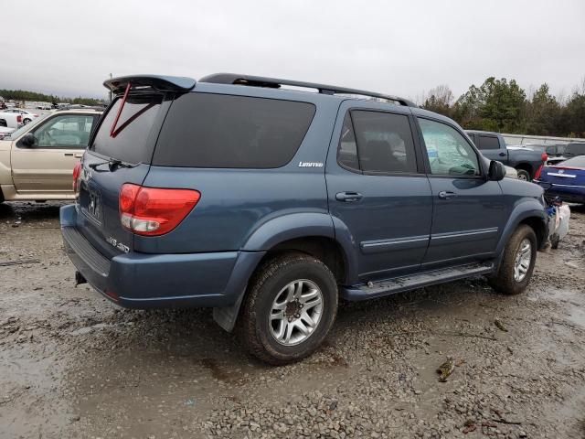 5TDBT48A66S260980 - 2006 TOYOTA SEQUOIA LIMITED BLUE photo 3