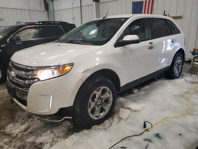 2FMDK3JC9BBB14761 - 2011 FORD EDGE SEL WHITE photo 1