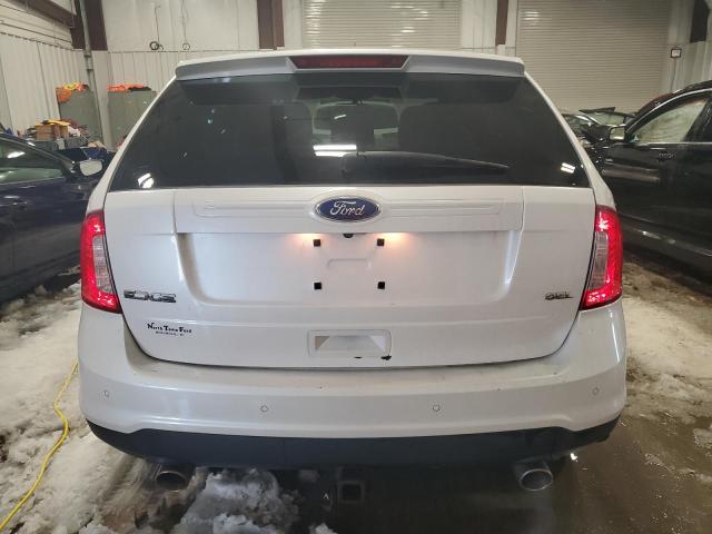 2FMDK3JC9BBB14761 - 2011 FORD EDGE SEL WHITE photo 6