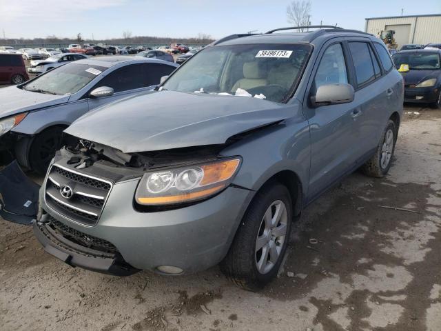 5NMSH13E49H303729 - 2009 HYUNDAI SANTA FE SE GRAY photo 1