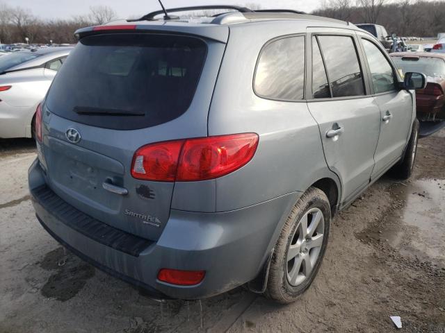 5NMSH13E49H303729 - 2009 HYUNDAI SANTA FE SE GRAY photo 3