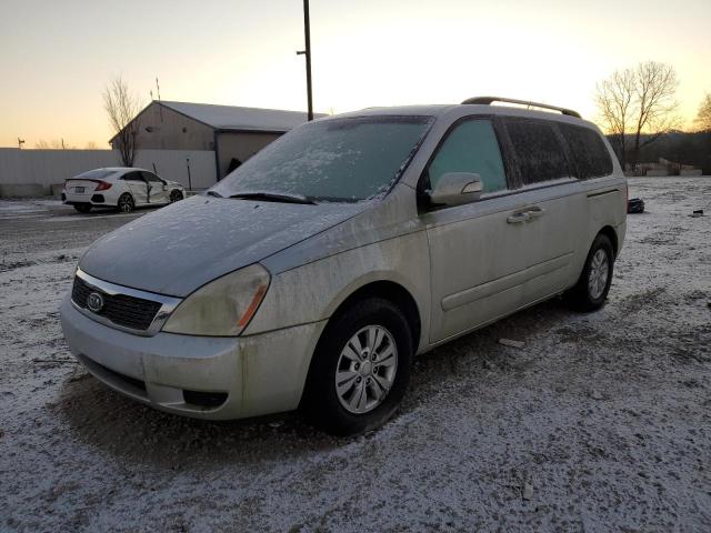 KNDMG4C73C6441703 - 2012 KIA SEDONA LX SILVER photo 1