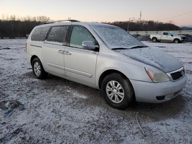 KNDMG4C73C6441703 - 2012 KIA SEDONA LX SILVER photo 4