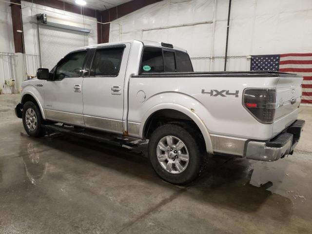 1FTFW1ET2CKE35936 - 2012 FORD F150 SUPERCREW SILVER photo 2