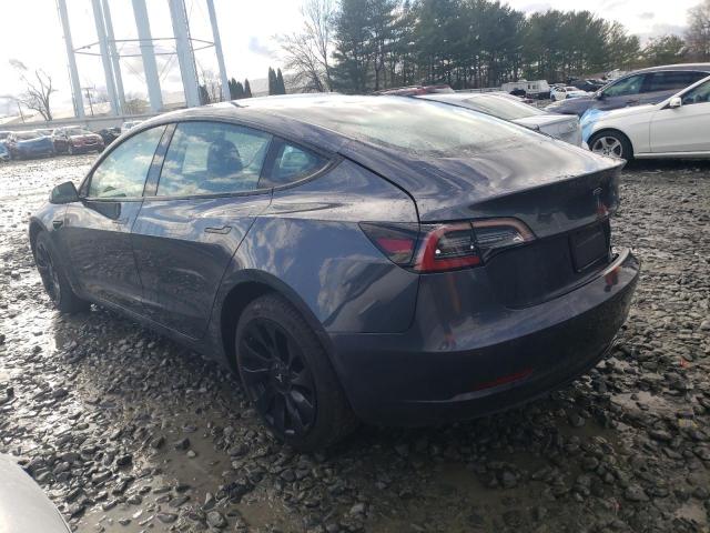 5YJ3E1EB5NF276259 - 2022 TESLA MODEL 3 CHARCOAL photo 2