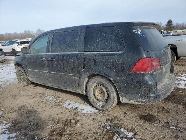 2C4RVAAG5CR215507 - 2012 VOLKSWAGEN ROUTAN S BLACK photo 2