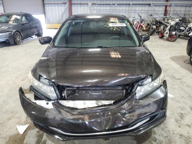 2HGFB2F50EH523137 - 2014 HONDA CIVIC LX GRAY photo 5