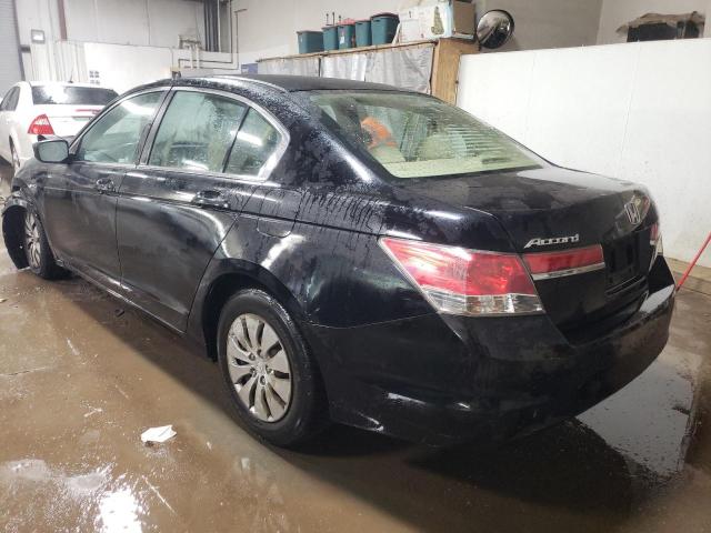 1HGCP2F30CA068000 - 2012 HONDA ACCORD LX BLACK photo 2