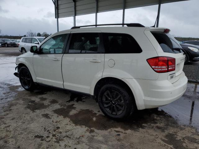 3C4PDCAB0LT266209 - 2020 DODGE JOURNEY SE WHITE photo 2