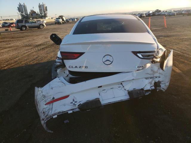 W1K5J4HB0PN411174 - 2023 MERCEDES-BENZ CLA 250 4MATIC WHITE photo 6