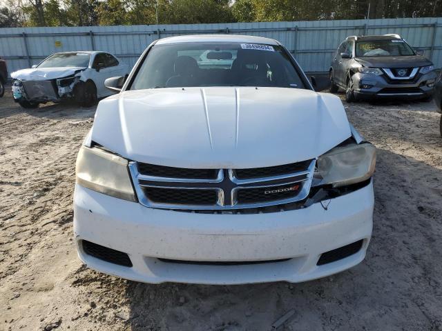 1C3CDZAB2DN710987 - 2013 DODGE AVENGER SE WHITE photo 5