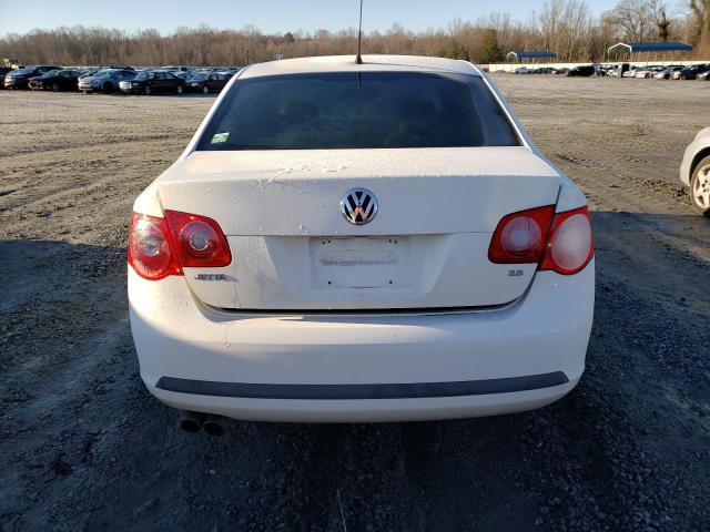 3VWEF71K07M161496 - 2007 VOLKSWAGEN JETTA WOLFSBURG WHITE photo 6