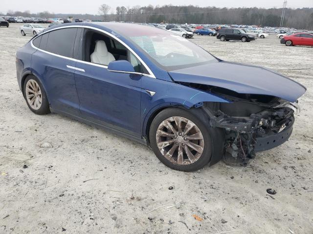 5YJXCDE25HF045651 - 2017 TESLA MODEL X BLUE photo 4