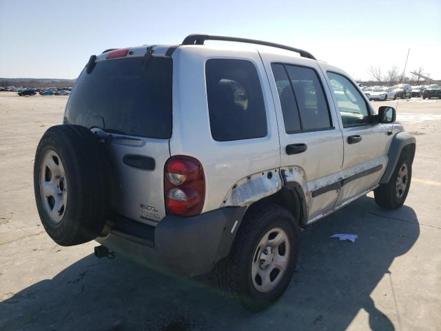 1J4GL48K27W670878 - 2007 JEEP LIBERTY SP SILVER photo 3