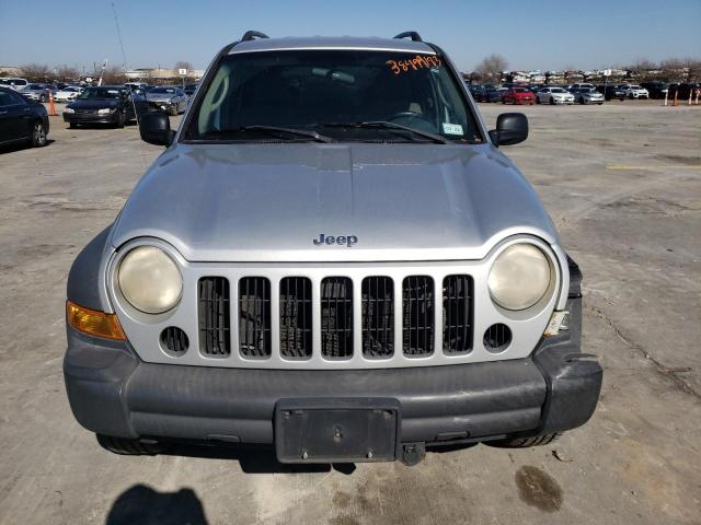 1J4GL48K27W670878 - 2007 JEEP LIBERTY SP SILVER photo 5