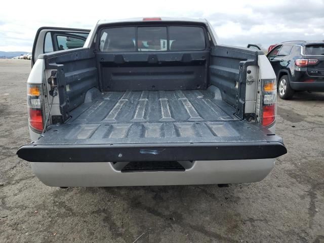 2HJYK16516H509603 - 2006 HONDA RIDGELINE RTL SILVER photo 6