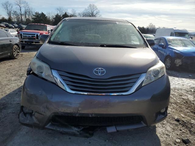 5TDYK3DC7ES518193 - 2014 TOYOTA SIENNA XLE GRAY photo 5