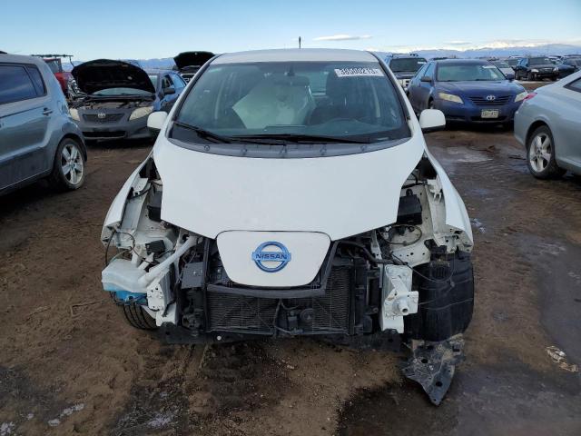 1N4AZ0CP3DC416265 - 2013 NISSAN LEAF S WHITE photo 5