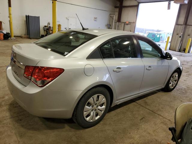 1G1PC5SH0C7184916 - 2012 CHEVROLET CRUZE LS SILVER photo 3