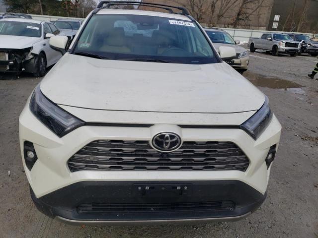 2T3N1RFV3NW288755 - 2022 TOYOTA RAV4 LIMITED CREAM photo 5