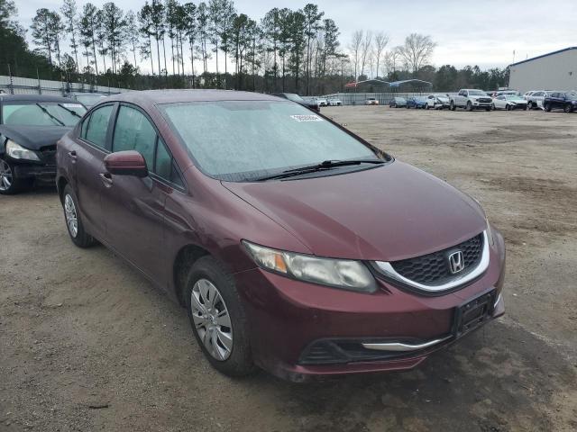 2HGFB2E54FH509969 - 2015 HONDA CIVIC LX MAROON photo 4