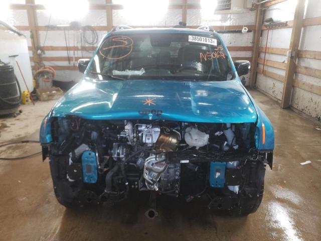 ZACNJDE19NPN50128 - 2022 JEEP RENEGADE ALTITUDE TURQUOISE photo 5