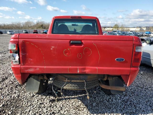 1FTYR10U71PB51119 - 2001 FORD RANGER RED photo 6