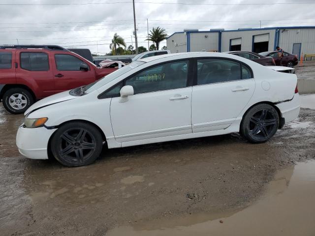 1HGFA16546L145728 - 2006 HONDA CIVIC LX WHITE photo 1