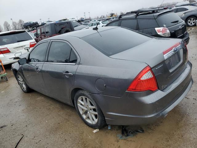 3FAHP0JG2BR338549 - 2011 FORD FUSION SEL GRAY photo 2