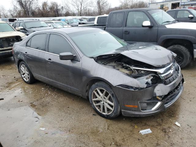 3FAHP0JG2BR338549 - 2011 FORD FUSION SEL GRAY photo 4