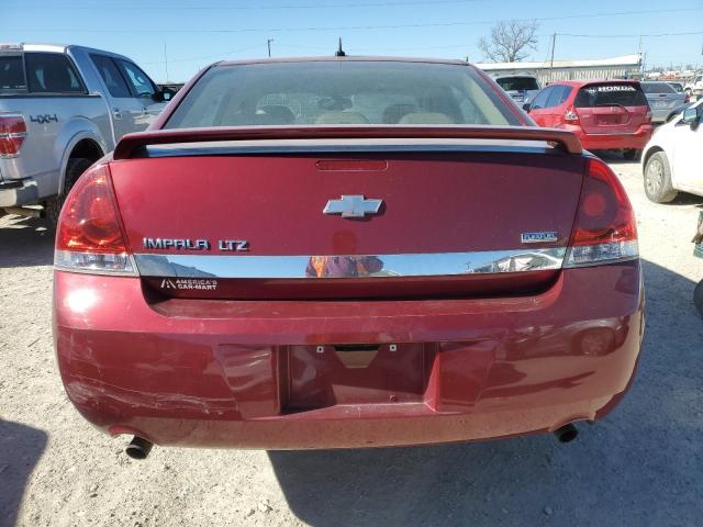 2G1WU583281198650 - 2008 CHEVROLET IMPALA LTZ MAROON photo 6