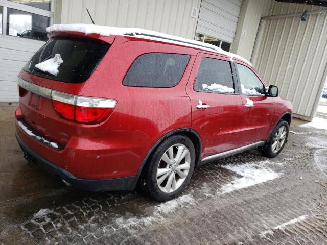 1D4RE4GG7BC699067 - 2011 DODGE DURANGO CREW RED photo 3