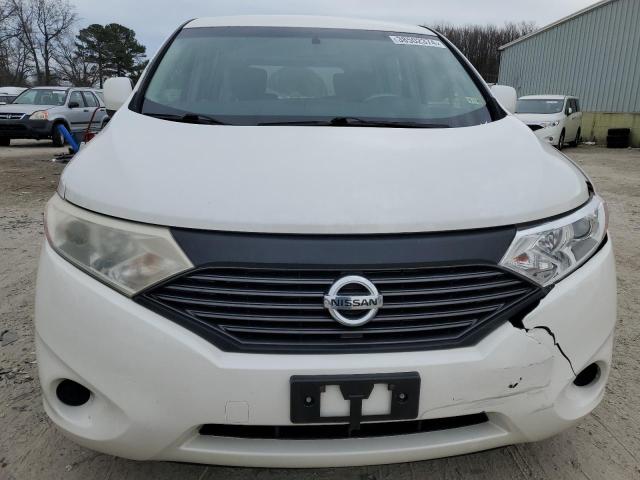 JN8AE2KP5E9103238 - 2014 NISSAN QUEST S WHITE photo 5