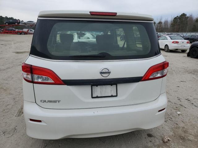 JN8AE2KP5E9103238 - 2014 NISSAN QUEST S WHITE photo 6