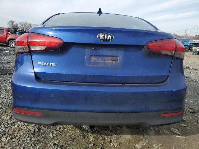 3KPFK4A72HE098359 - 2017 KIA FORTE LX BLUE photo 6