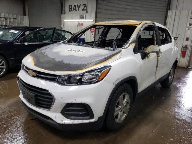 3GNCJKSB5KL230540 - 2019 CHEVROLET TRAX LS WHITE photo 1