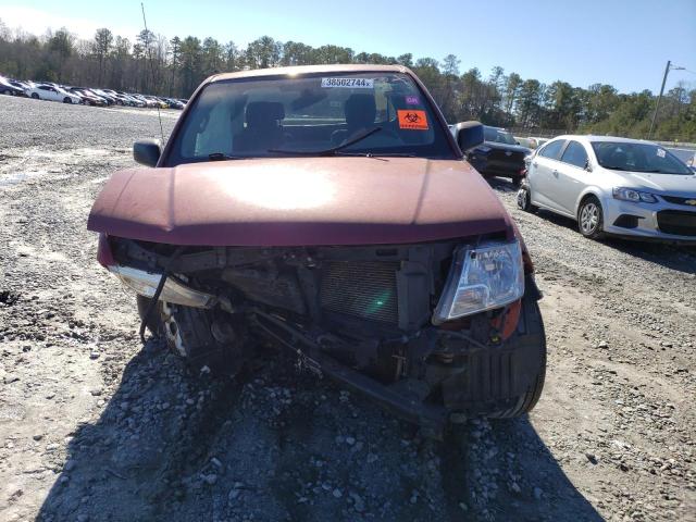 1N6BD0CT7FN741273 - 2015 NISSAN FRONTIER S BURGUNDY photo 5