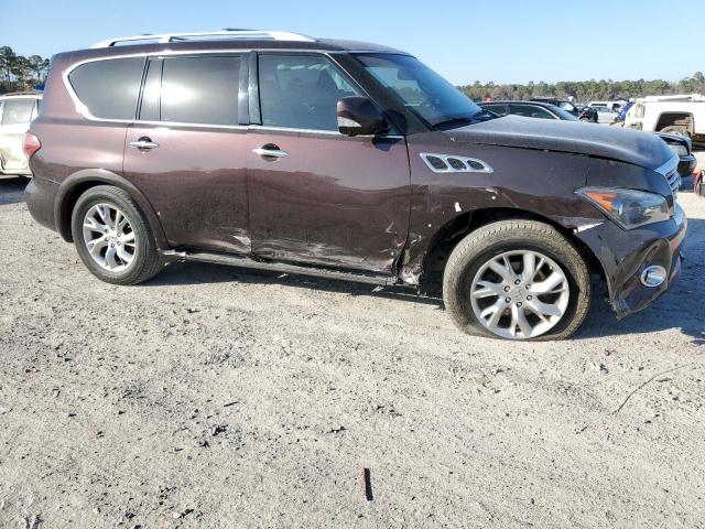 JN8AZ2NE8C9017823 - 2012 INFINITI QX56 BROWN photo 4